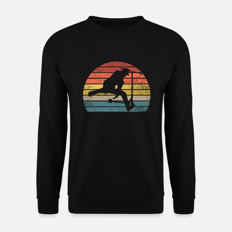 Scooter retro - Unisex Sweatshirt - black