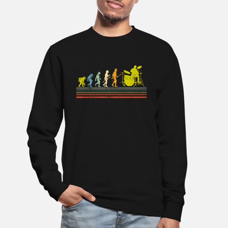 Drummer Evolution Drums Unisex Sweatshirt