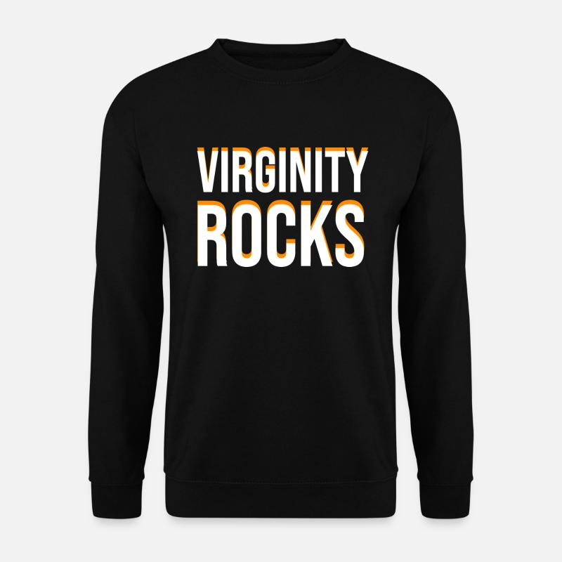 virginity rocks - Unisex Sweatshirt - black