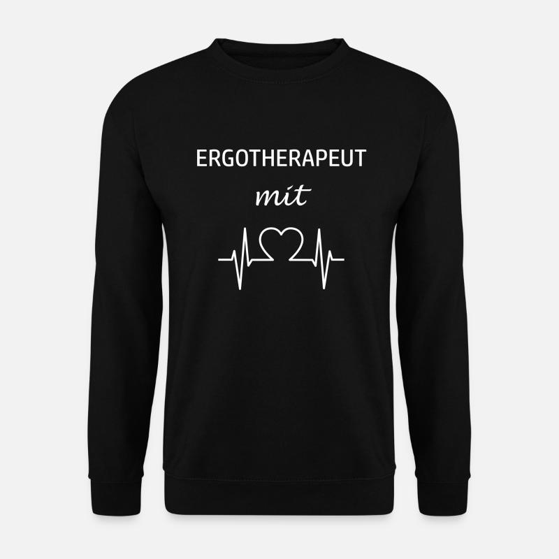 Ergotherapeut mit Herz - Unisex Pullover - Schwarz