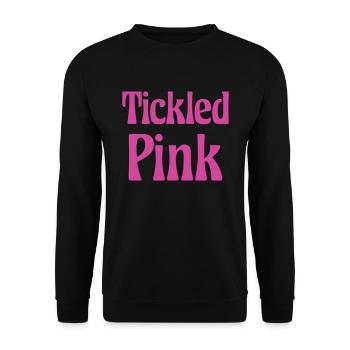 Tickled Pink - Unisex Sweatshirt - black - Front - Alina (178cm) & Michal (187cm)