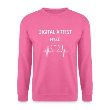 Digital Artist - Unisex Sweatshirt - pink - Front