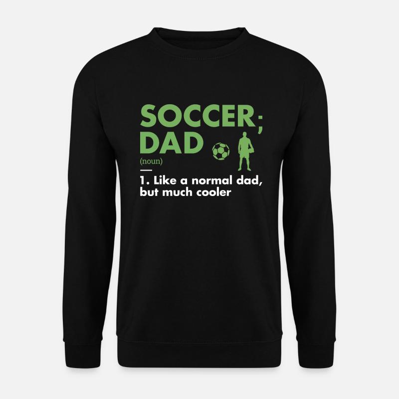 Sport Dad Definition Soccer - Unisex Pullover - Schwarz