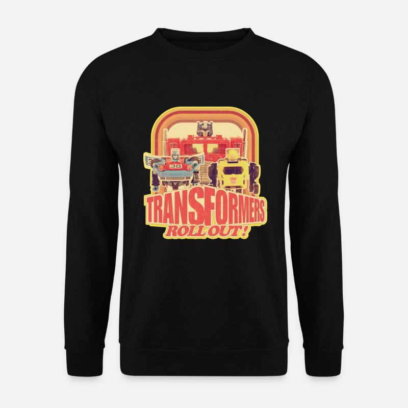 Transformers G1 Autobots Roll Out! Retro-Design - Unisex Pullover - Schwarz