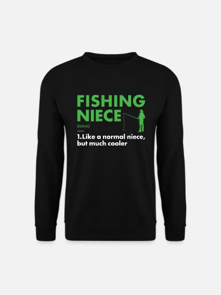 Fisher Niece Definition Fishing - Unisex Sweatshirt - black