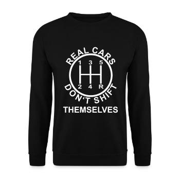 Real Cars Shift Themselves - Sweat-shirt Unisexe - noir - Devant - Alina (178cm) & Michal (187cm)