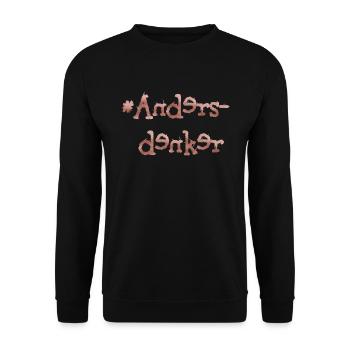 Andersdenker - Unisex Pullover - Schwarz - Vorne - Alina (178cm) & Michal (187cm)