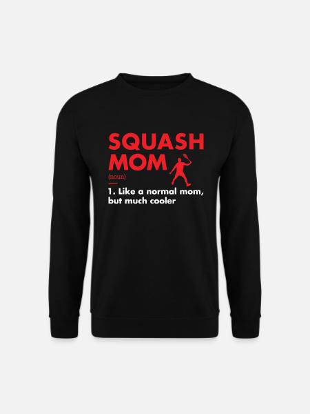Sport Mom Definition Squash - Unisex Sweatshirt - black