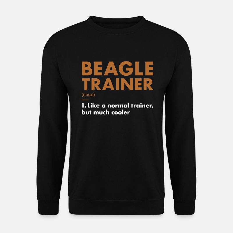 Définition de l’entraîneur Beagle - Sweat-shirt Unisexe - noir