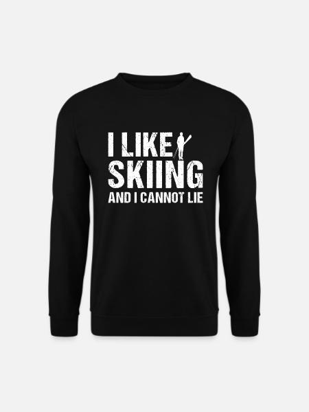 Sport I Like Skiing - Unisex Sweatshirt - black