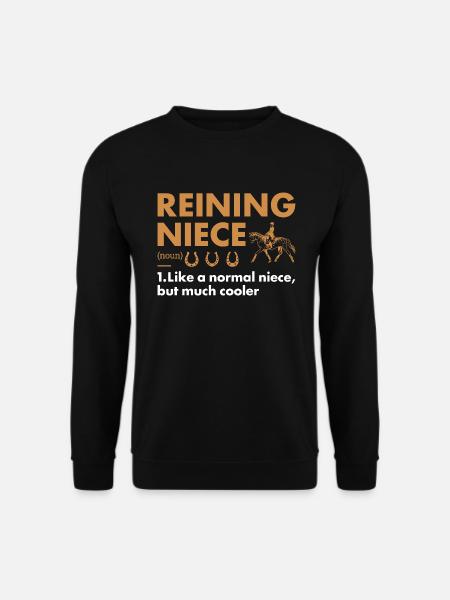Reiner Niece Definition Reining - Unisex Sweatshirt - black