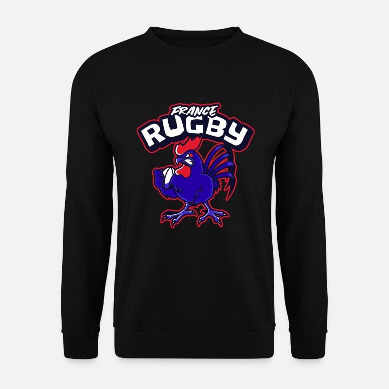 Frankreich Rugby - Unisex Pullover - Schwarz