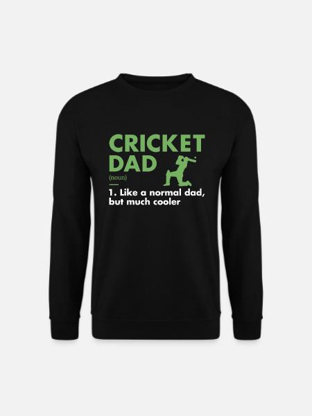 Sport Dad Definition Cricket - Unisex Sweatshirt - black