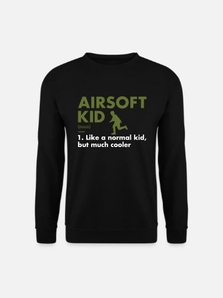 Sport Kid Definition Airsoft - Unisex Sweatshirt - black