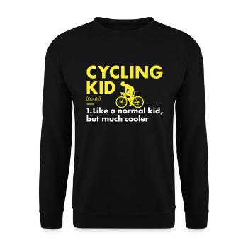 Sport Kid Cycling - Unisex Pullover - Schwarz - Vorne - Alina (178cm) & Michal (187cm)