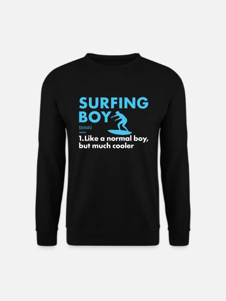 Sport Boy Surfing - Unisex Sweatshirt - black