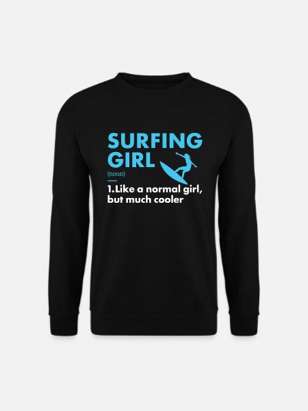 Sport Fille Surf - Sweat-shirt Unisexe - noir
