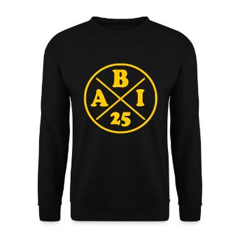 Abi 2025 - Unisex Sweatshirt - black - Front - Alina (178cm) & Michal (187cm)