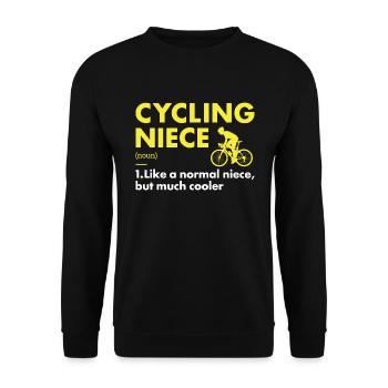 Sport Nièce Cyclisme - Sweat-shirt Unisexe - noir - Devant - Alina (178cm) & Michal (187cm)