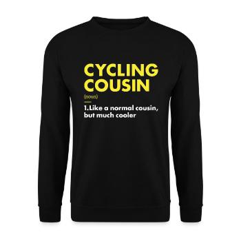 Sport Cousin Cyclisme - Sweat-shirt Unisexe - noir - Devant - Alina (178cm) & Michal (187cm)