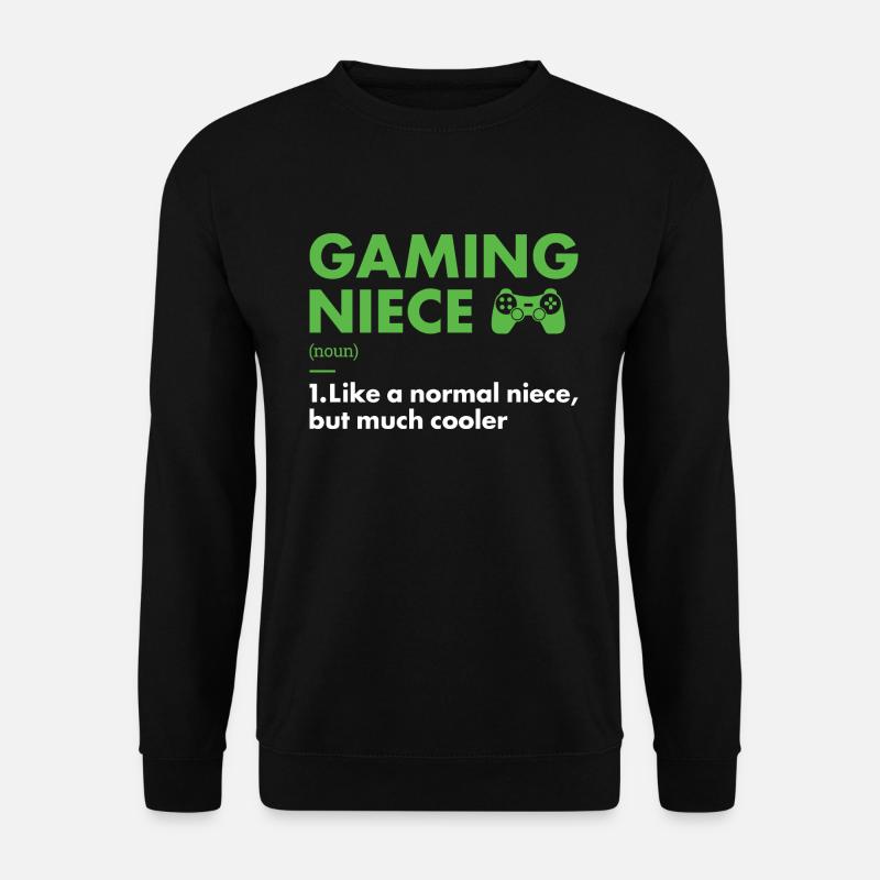 Gamer Niece Definition Gaming - Unisex Sweatshirt - black