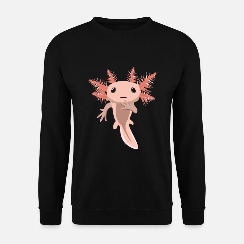 Niedlicher Baby Axolotl - Unisex Pullover - Schwarz