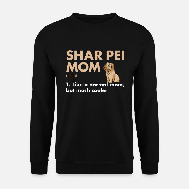 Shar Pei Mom Definition - Unisex Sweatshirt - black