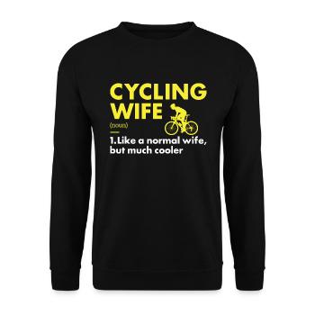 Sport Femme Cyclisme - Sweat-shirt Unisexe - noir - Devant - Alina (178cm) & Michal (187cm)