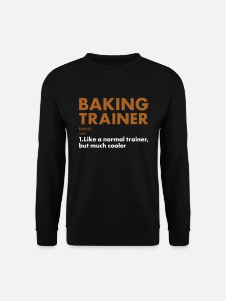 Baker Trainer Definition Baking - Unisex Sweatshirt - black