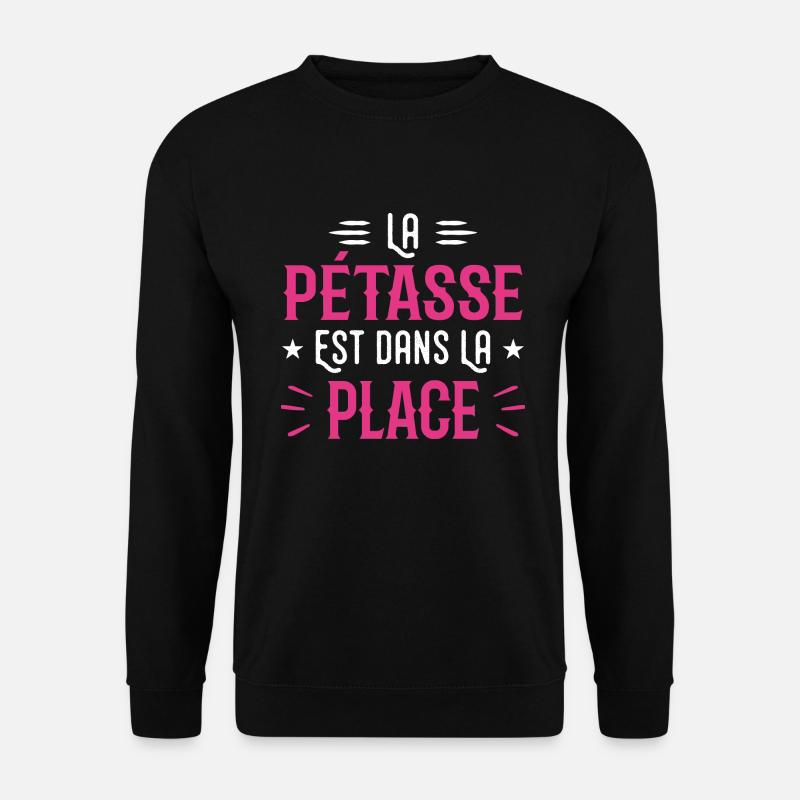 Das ist im Ort - Unisex Pullover - Schwarz