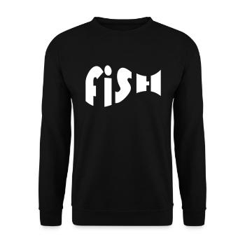 FISH - Unisex Pullover - Schwarz - Vorne - Alina (178cm) & Michal (187cm)