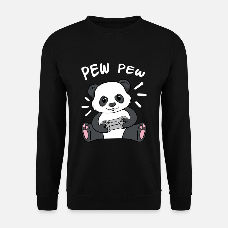 Pew Pew Panda - Unisex Sweatshirt - black