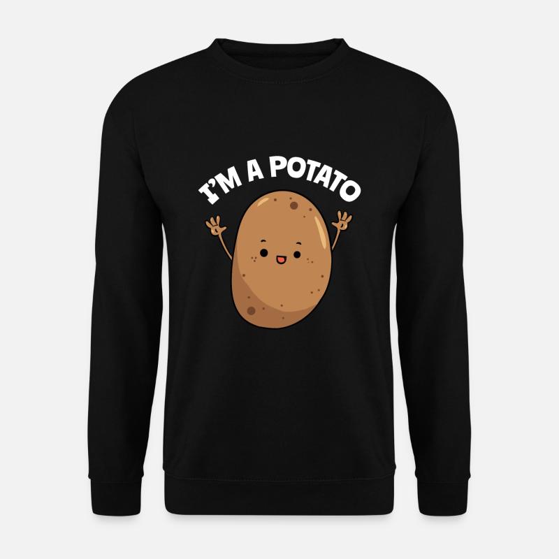 I'm a potato - Unisex Sweatshirt - black