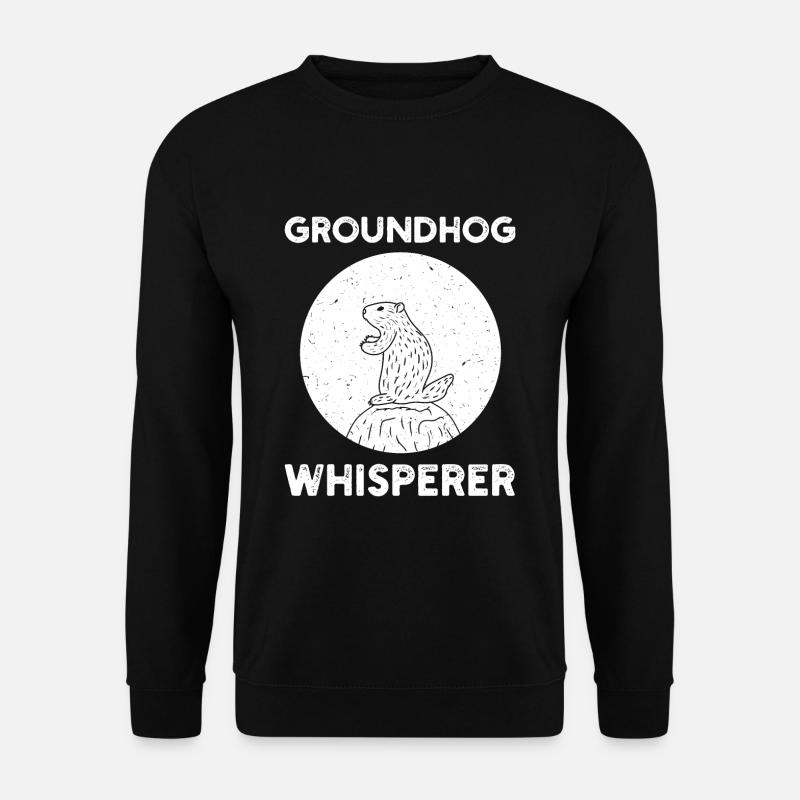 Groundhog Whisperer - Unisex Pullover - Schwarz