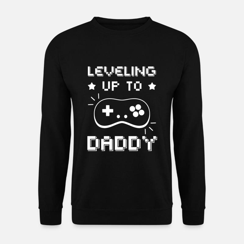 Leveling Up To Daddy - Unisex Sweatshirt - black