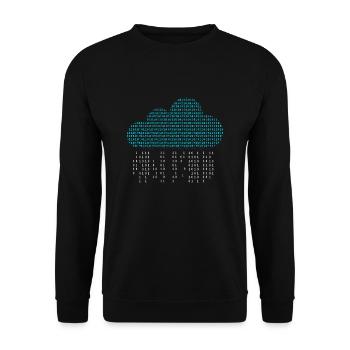 Software Engineer Binary Codes - Unisex Sweatshirt - black - Front - Alina (178cm) & Michal (187cm)