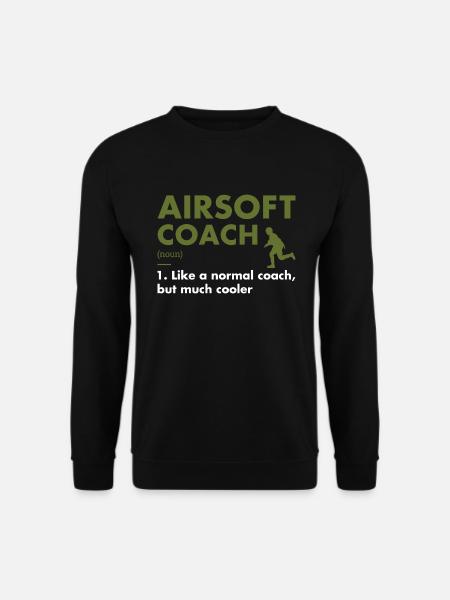 Sport Coach Definition Airsoft - Unisex Sweatshirt - black