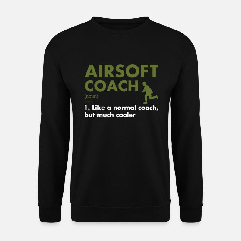 Sport Coach Definition Airsoft - Unisex Pullover - Schwarz