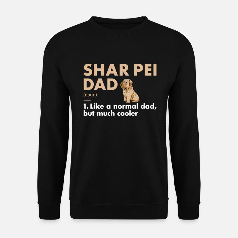Shar Pei Dad Definition - Unisex Pullover - Schwarz