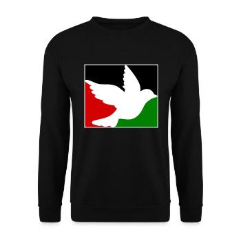 Free palestine - Sweat-shirt Unisexe - noir - Devant - Alina (178cm) & Michal (187cm)