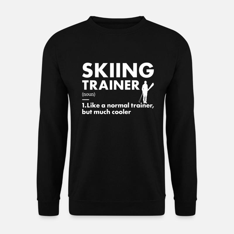 Sport Trainer Skiing - Unisex Pullover - Schwarz