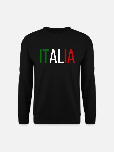 Flag of Italy, Italian pride - Unisex Sweatshirt - black
