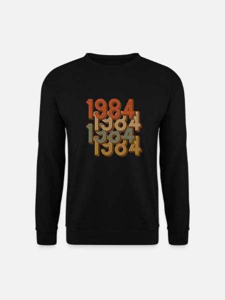 1984 millésime millésime rétro - Sweat-shirt Unisexe - noir