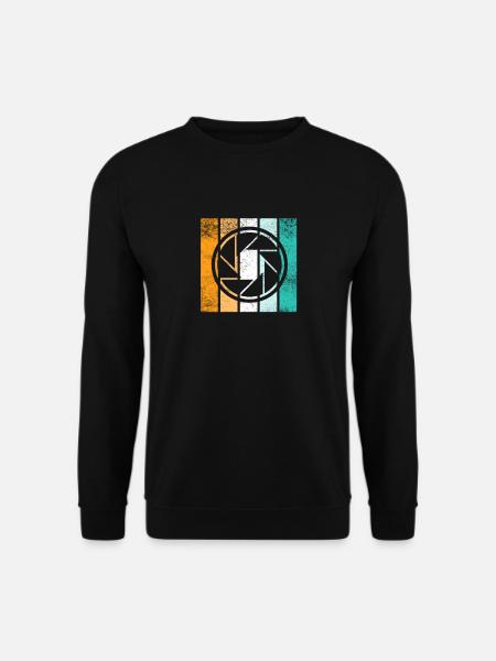 Fotograf Fotografie Fotografieren Retro Vintage - Unisex Pullover - Schwarz