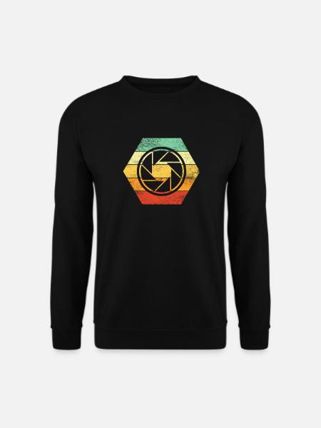 Fotograf Fotografie Fotografieren Bunt - Unisex Pullover - Schwarz