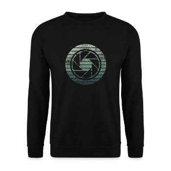 Photographer Camera Photography Photography Gift - Unisex Sweatshirt - black - Front - Alina (178cm) & Michal (187cm)