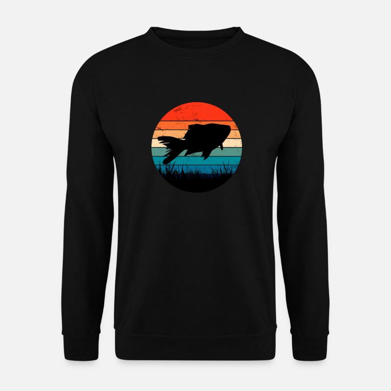 Fischzucht Fisch Aquarium Aquaristik Geschenk - Unisex Pullover - Schwarz