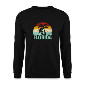 Florida - Unisex Pullover - Schwarz - Vorne - Alina (178cm) & Michal (187cm)