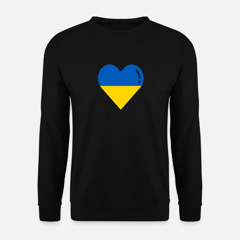 Ukraine Flagge Kiew - Unisex Pullover - Schwarz