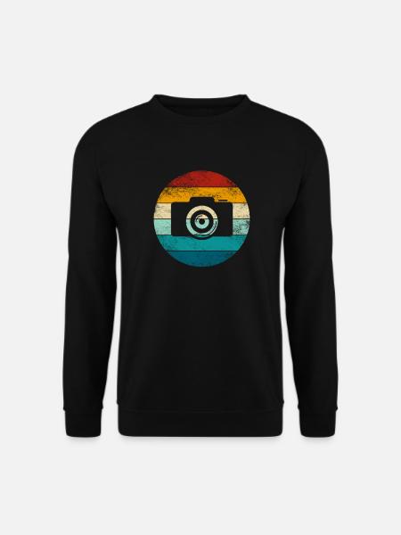 Fotograf Retro Kamera Vintage Fotografie - Unisex Pullover - Schwarz